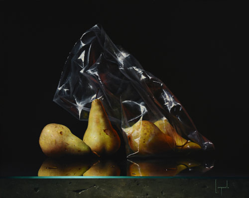 “Pears in Plastic” Wins in Trompe l’oeil Category at Art Renewal Center