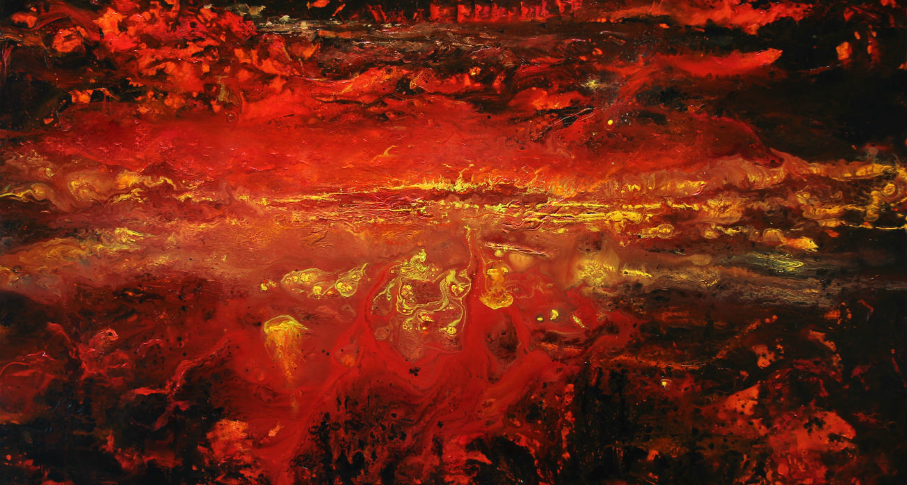Il Rosso | Size: 48″ x 60″