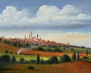 San Gimignano – Limited Edition Print on Canvas