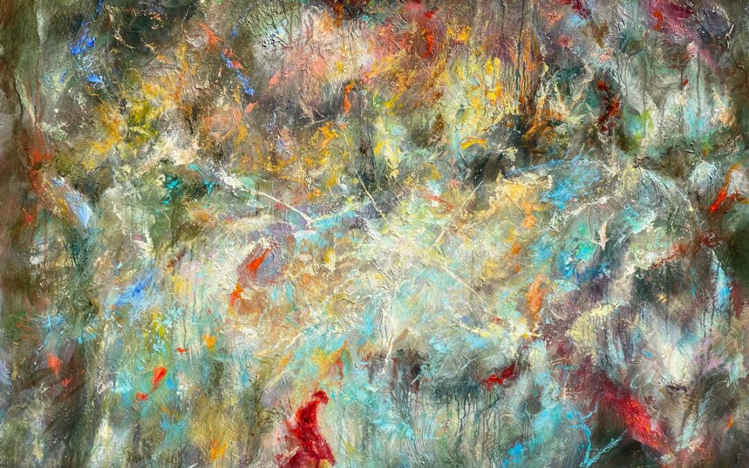 A Touch of Red | Size: 48″ x 36”