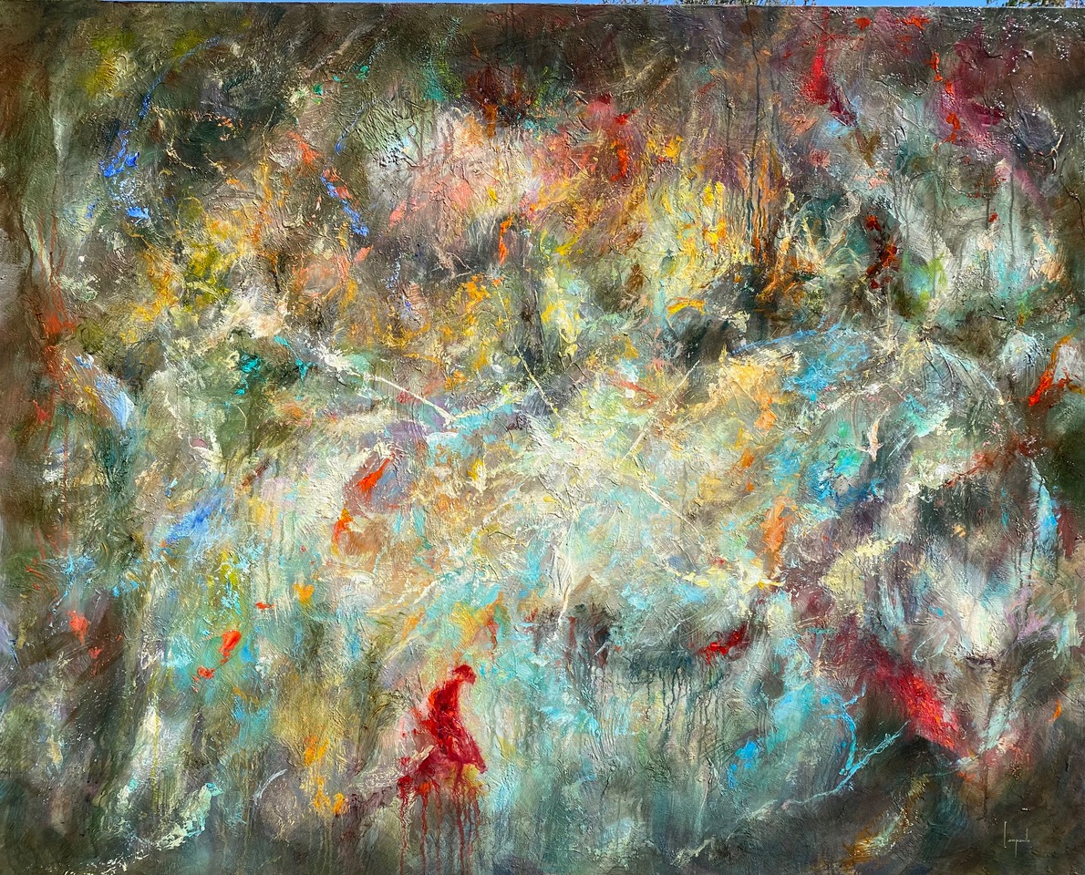 A Touch of Red Year: 2020 Size: 48" x 36” Dario campanile