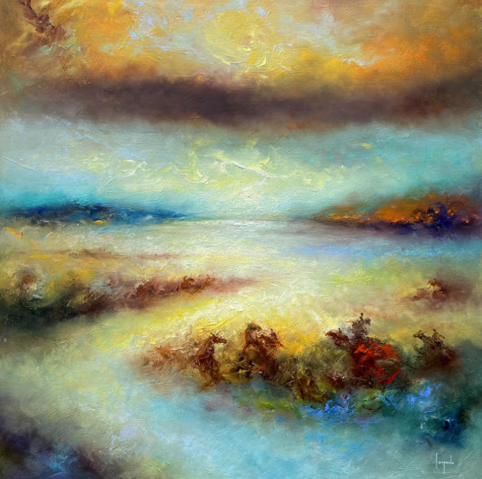 A New Path Year: 2020 Size: 36" x 36" Dario campanile