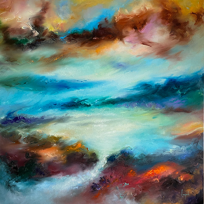 A Universe to Come Year: 2020 Size: 36" x 36" Dario campanile