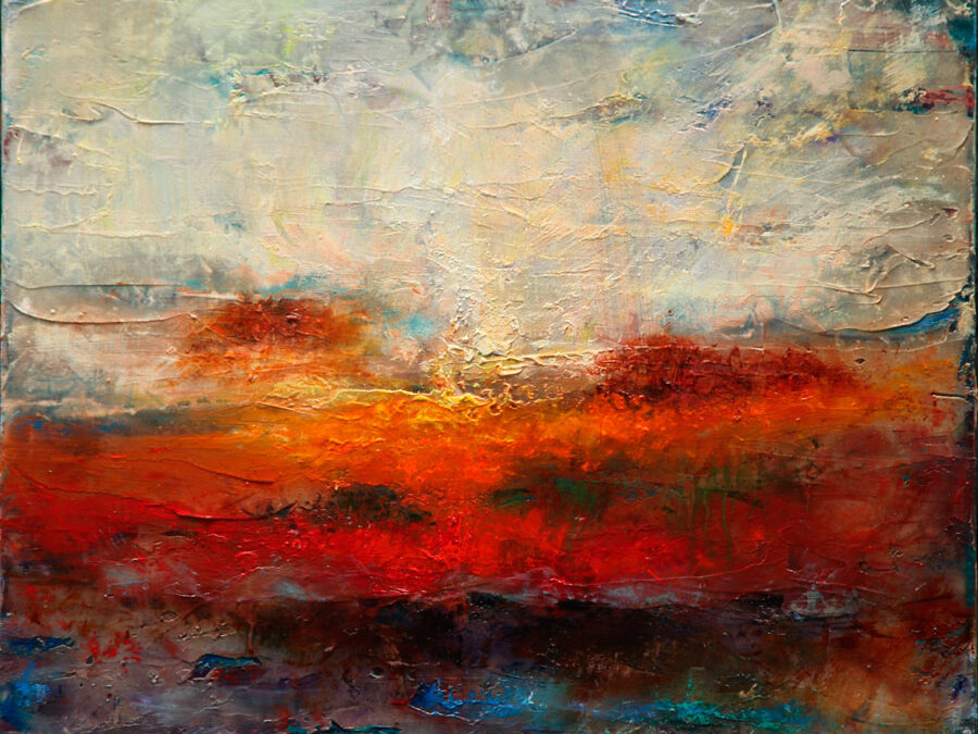 Amber Light | Size: 18″ x 18″