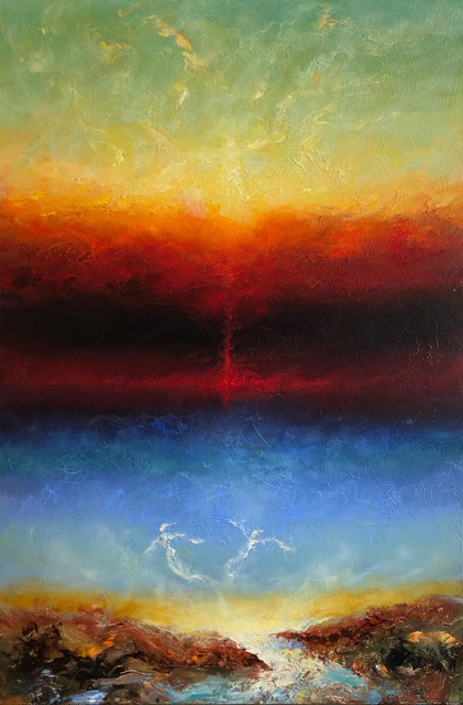 Angel Rising Year: 2019 Size: 24" x 36" dario campanile