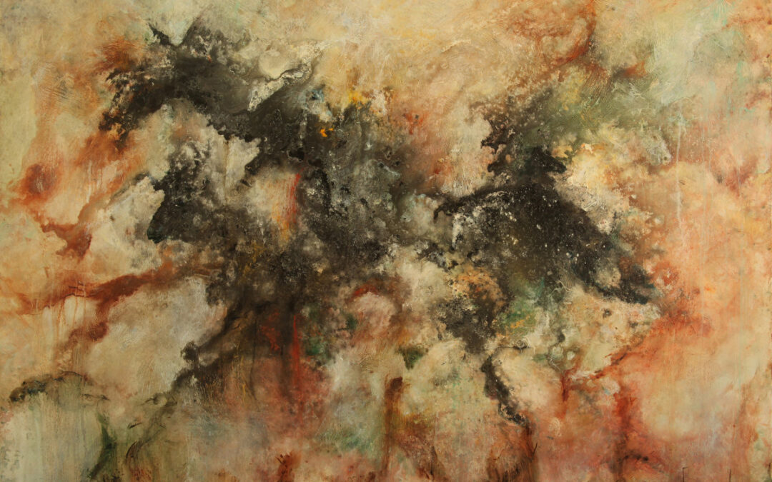 Black Beauty | Size: 48″ x 60″ Mixed Media