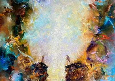 Edgewalkers | Size: 36″ x 48″