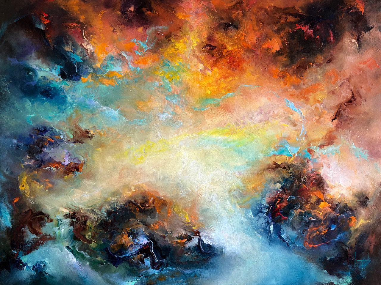 Endless Expansion Year: 2019 Size: 30" x 40" dario campanile