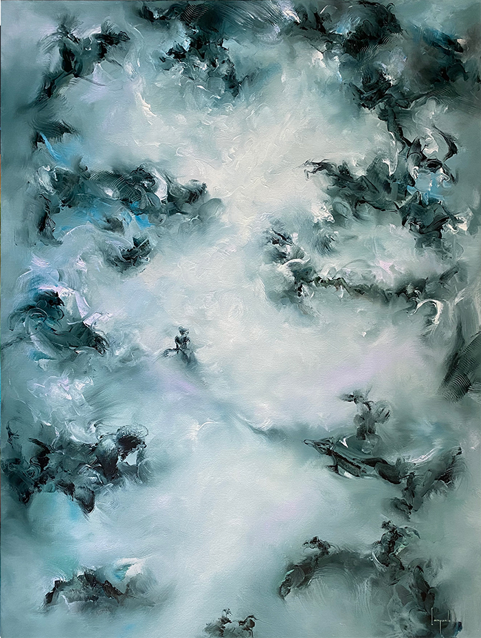 Here and Now Year: 2020 Size: 36" x 48” Dario campanile