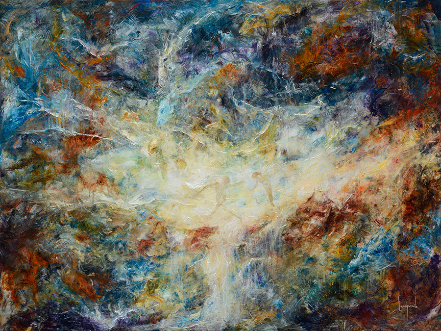 In the Beginning | Size: 36″ x 48”