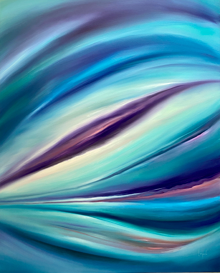 Journey Without Distance Year: 2020 Size: 48" x 60" Dario campanile