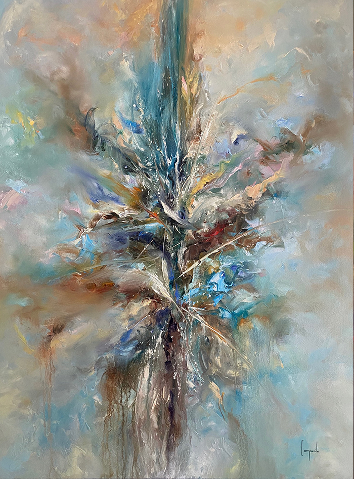 Liftoff Year: 2020 Size: 30" x 40" Dario campanile