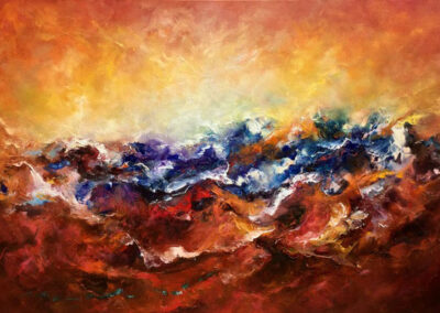 Terra Mare Cielo | Size: 72″ x 48″