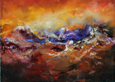 The Depth of Fall | Size: 9″ x 12″