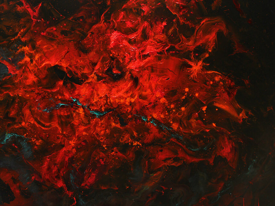 Whispers in the Dark | Size: 48″ x 52″