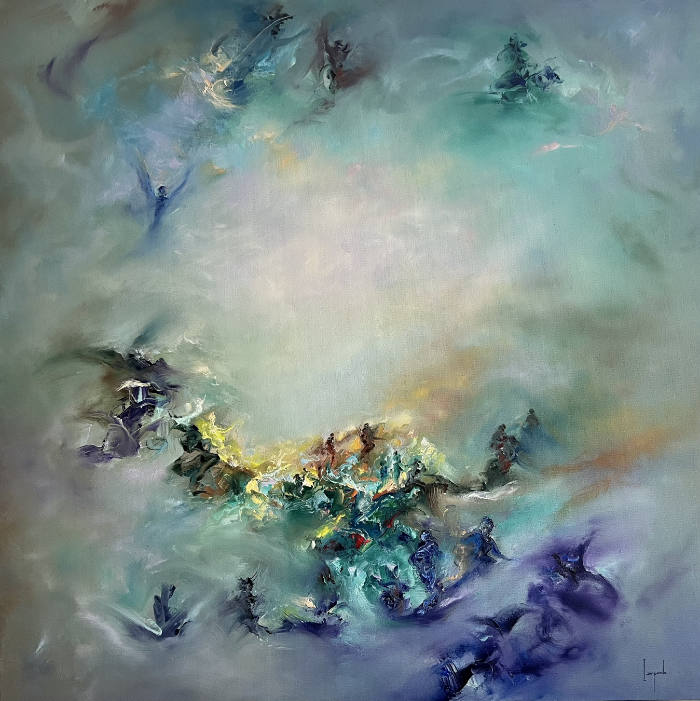 Beyond-the-Dream Year: 2022 Size: 36" x 36" dario campanile