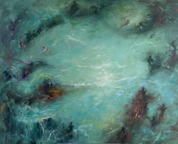 Beyond the Visible<br />
Year: 2022 Size: 60" x 48" dario campanile