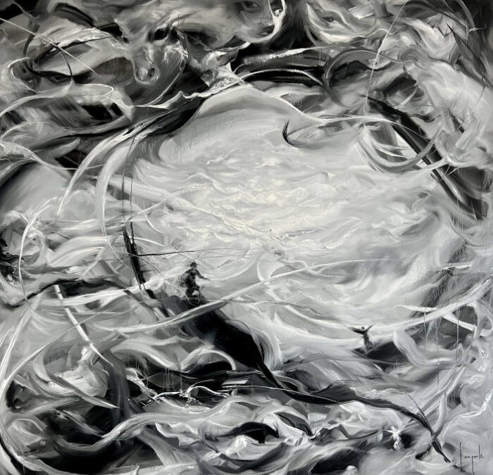 Crossroads | Size: 48″ x 48″