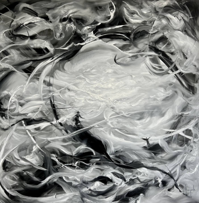 Crossroads Year: 2022 Size: 48" x 48" dario campanile