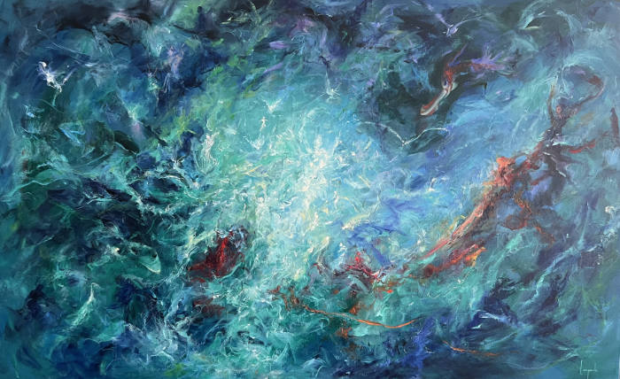 Deep Dive Year: 2022 Size: 48" x 30" dario campanile