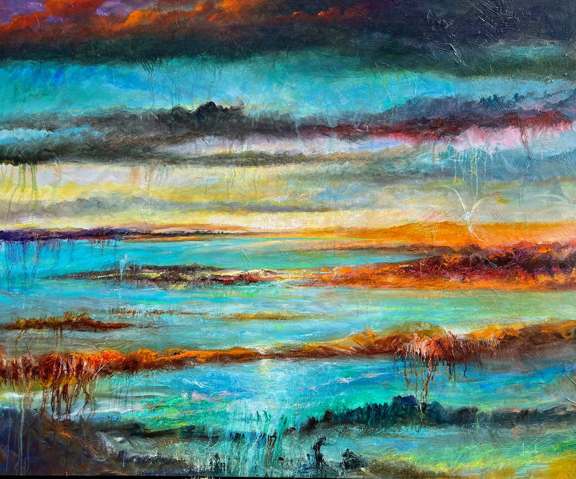 Deep Earth Year: 2022 Size: 66" x 54" Dario Campanile