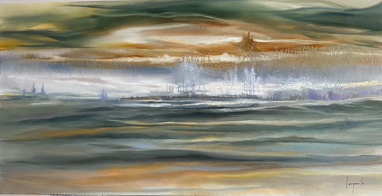 Falling Seasons Year: 2024 Size: 15" x 30" dario campanile