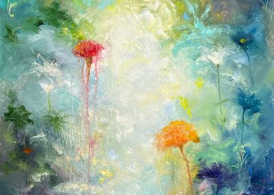 Flower Power  | Size: 24″ x 36″