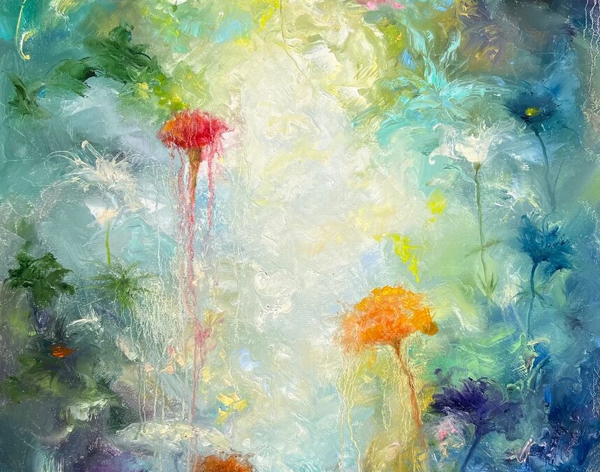 Flower Power  | Size: 24″ x 36″