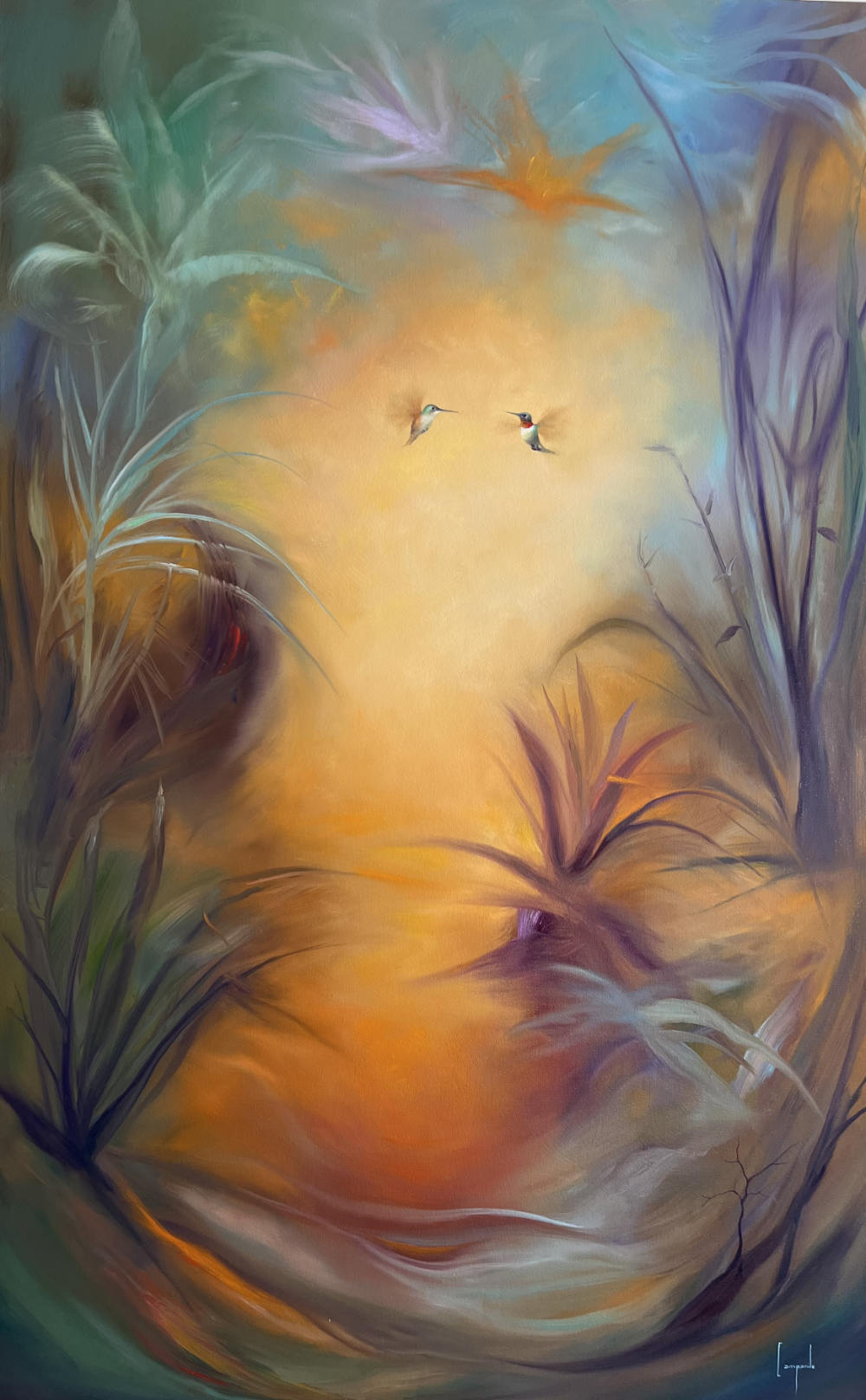 Fly High Year: 2022 Size: 48" x 30" dario Campanile