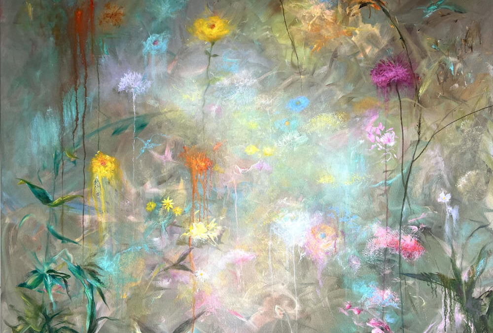 Into the Bloom | Size: 48″ x 48″