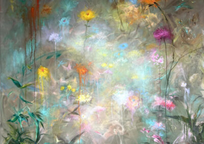 Into the Bloom | Size: 48″ x 48″