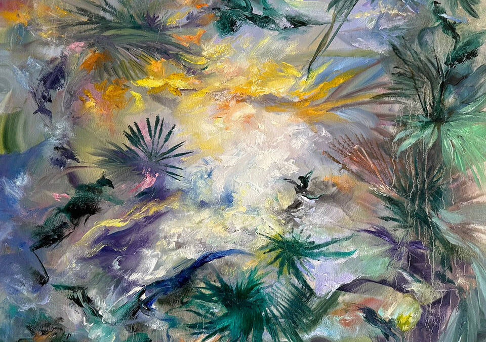 Sacred Sanctuary | Size: 24″ x 24″