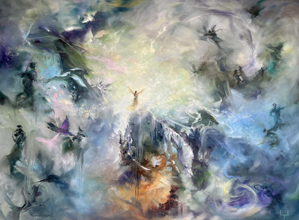 Salvation Year: 2022 Size: 36" x 48" dario campanile