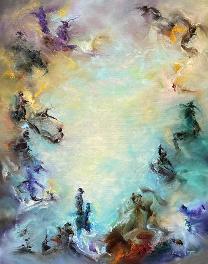 The Inquiry Year: 2022 Size: 24" x 30" dario Campanile