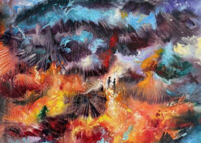 The Reunion | Size: 24″ x 30”