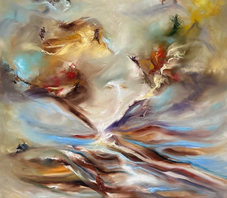 Worlds Apart | Size: 48″ x 30″