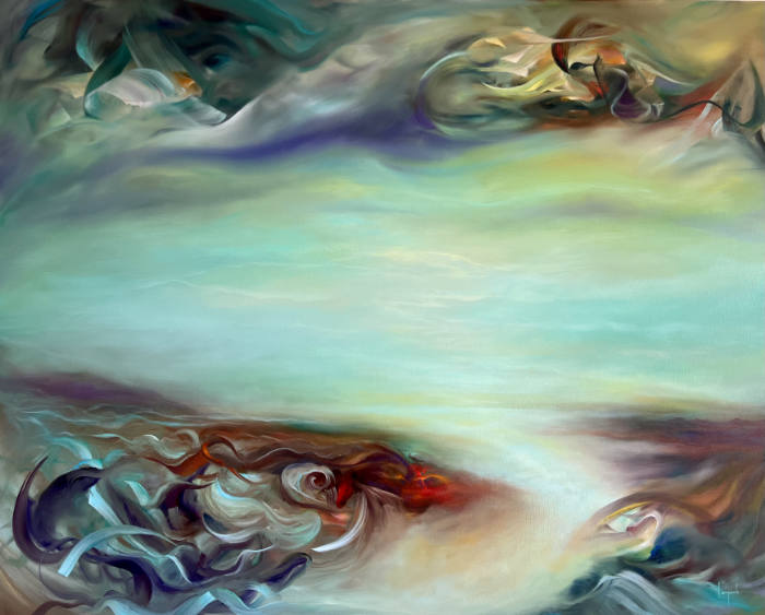 Worlds Within Year: 2022 Size: 60" x 48" dario campanile